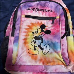 Walt Disney World Tie-Dye Mickey Mouse Backpack